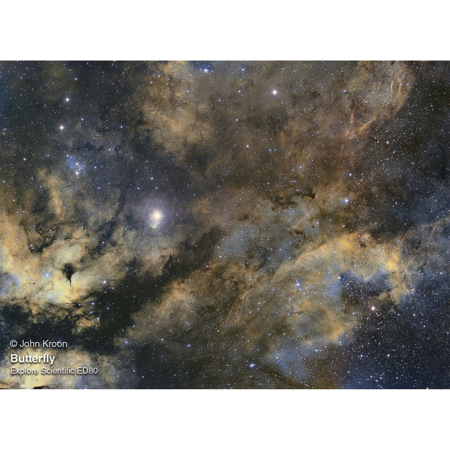 Explore Scientific ED80-FCD100 Series Air-Spaced Triplet Refractor Telescope and Hybrid 2N1 finder base - FCD100-0806-01