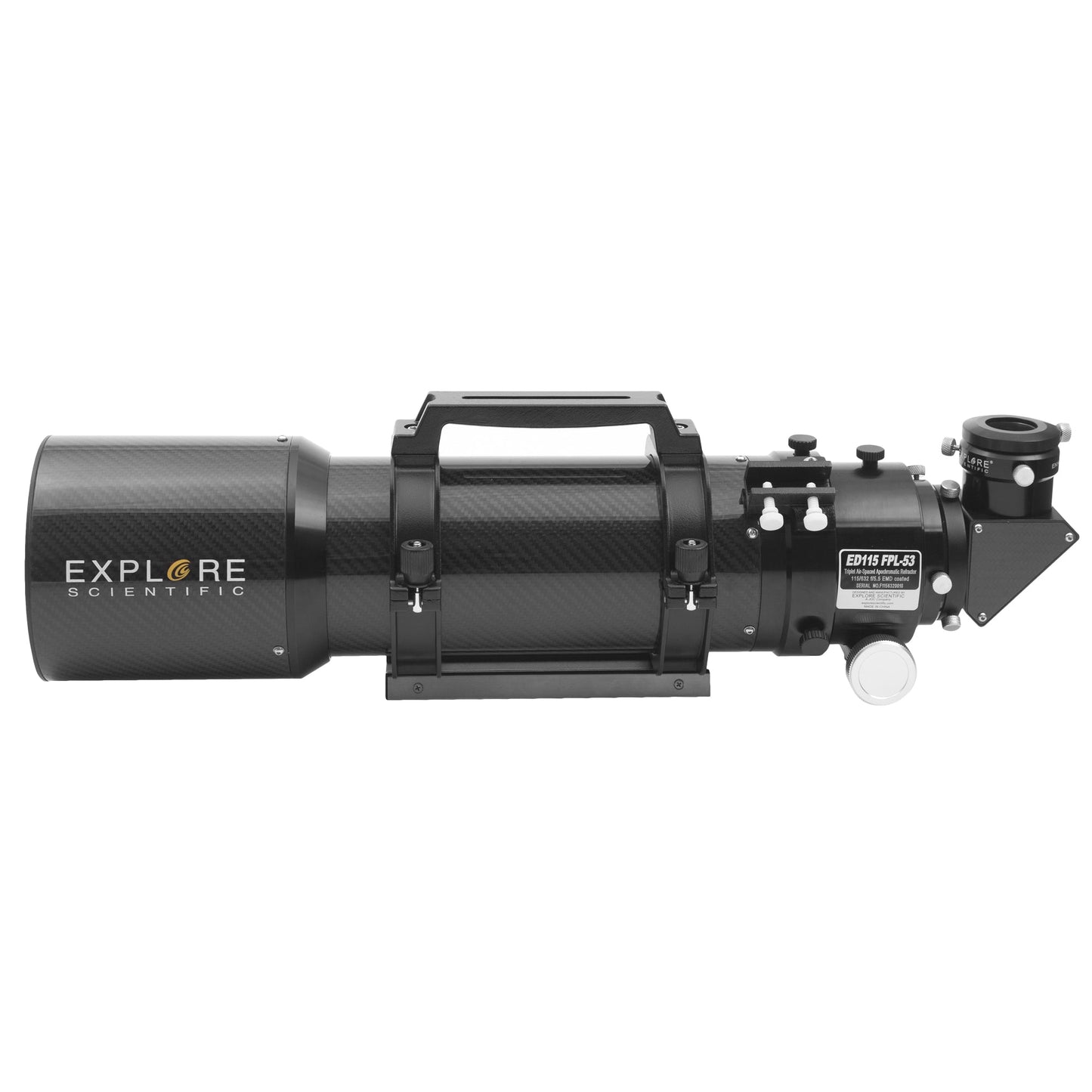 ED115 FPL53 115mm f/5.5 Air-Spaced Triplet ED APO Refractor Telescope in Carbon Fiber with 3" HEX Focuser