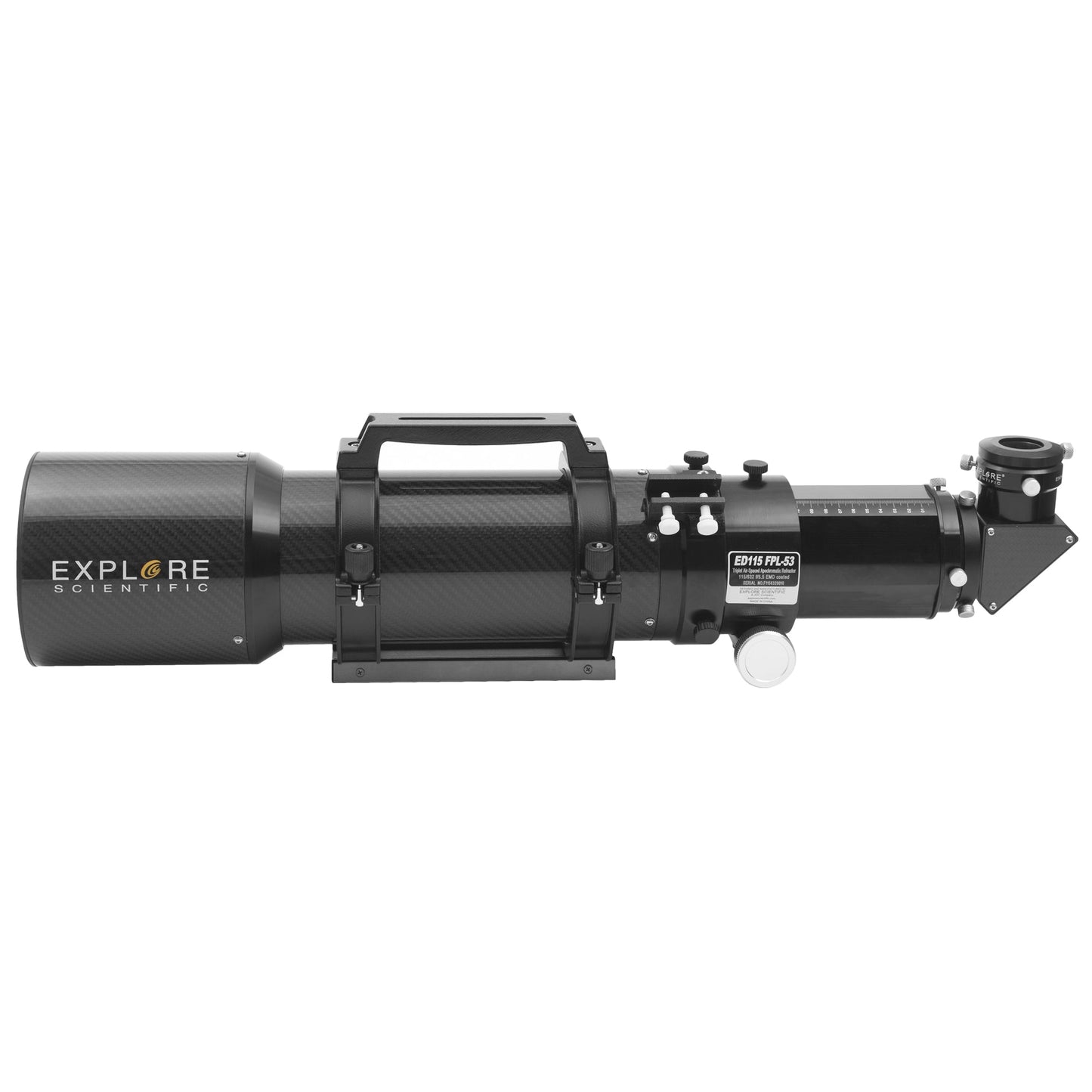 ED115 FPL53 115mm f/5.5 Air-Spaced Triplet ED APO Refractor Telescope in Carbon Fiber with 3" HEX Focuser