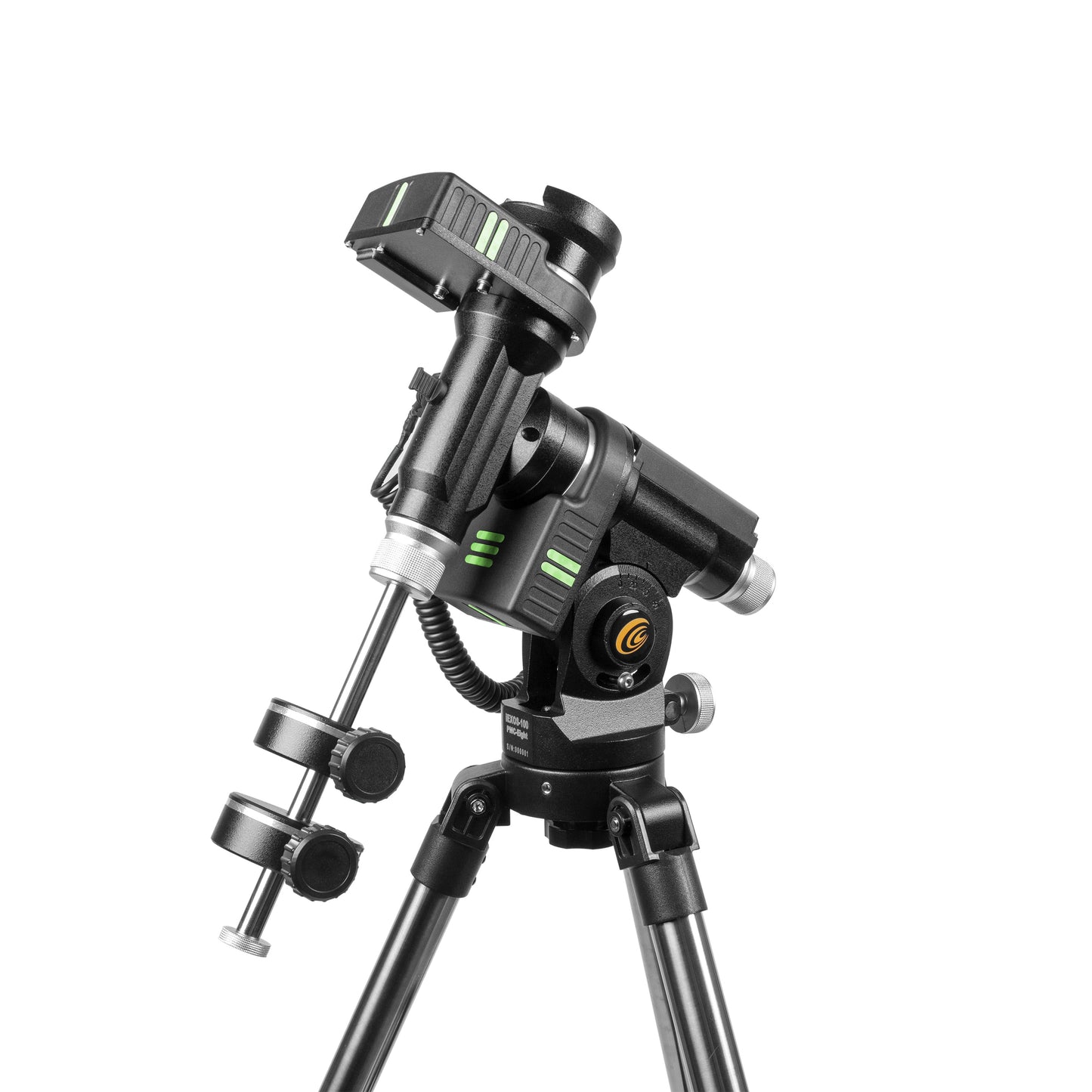 Explore Scientific ED80 Essential Series Air-Spaced Triplet Refractor Telescope with iEXOS-100-2 PMC-Eight Equatorial Tracker System with WiFi and Bluetooth, 2 Extra Counterweights, Field Flattener and Solar Filter