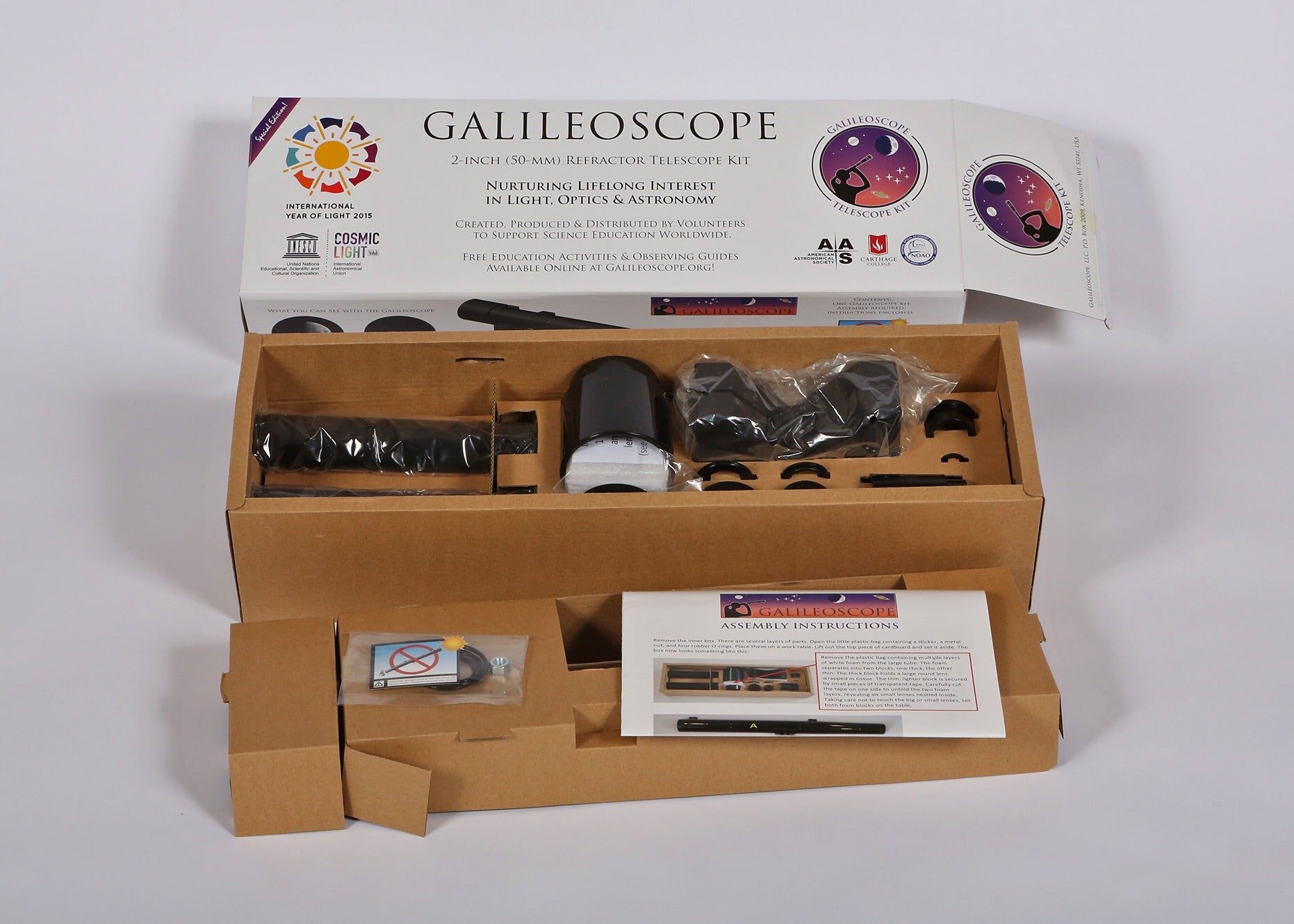 Galileoscope Refractor Telescope Kit - GSCOPE